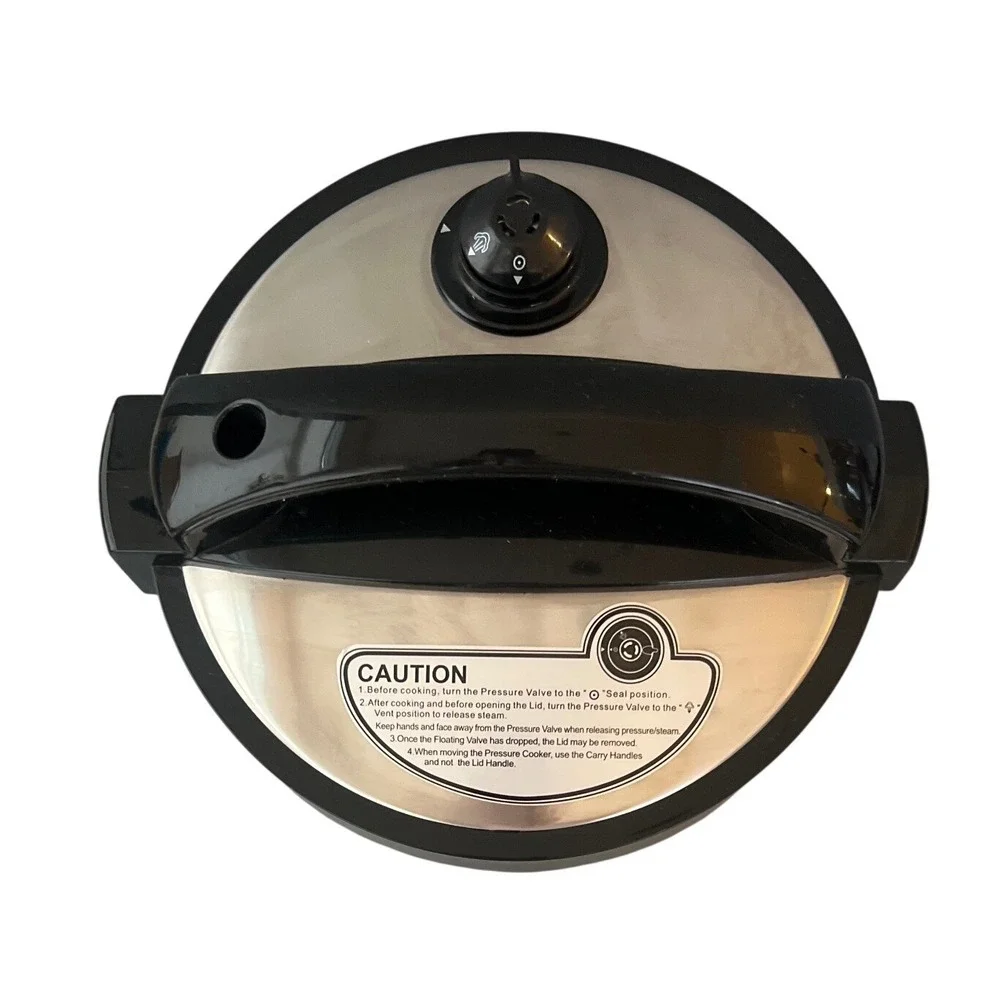 Power Cooker PPC770 Replacement Lid Stainless Steel Pressure Valve Black Handle